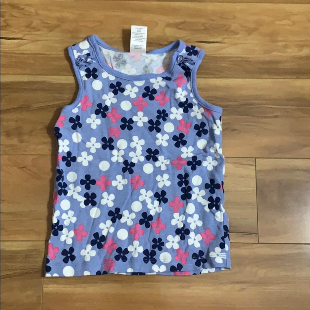 Flower + Polka Dot Tank